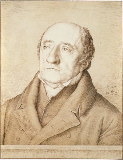 Portrait du baron impérial Karl vom und zum Stein - Julius Schnorr von Carolsfeld